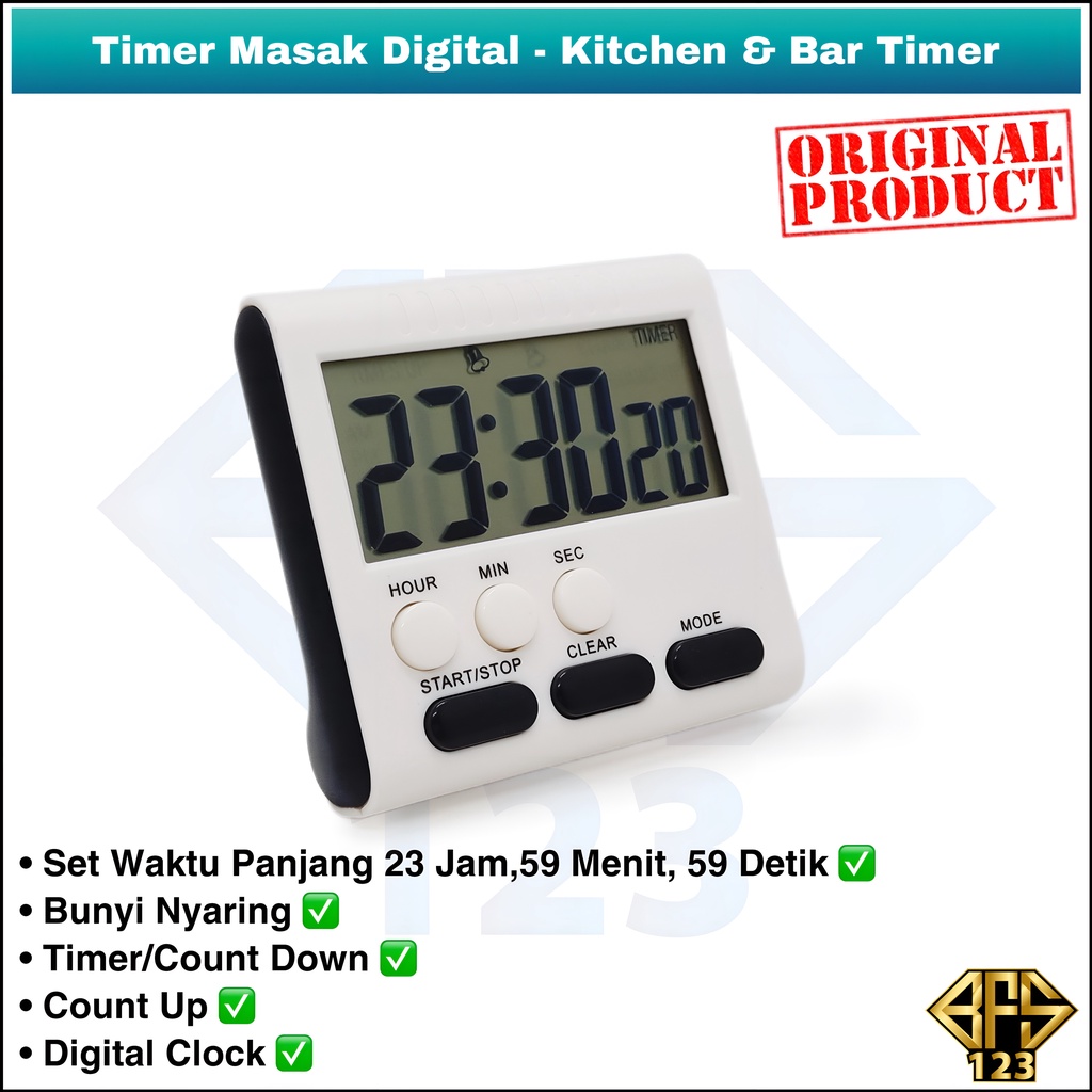 Timer Masak Dapur Digital- Kitchen Timer Cooking