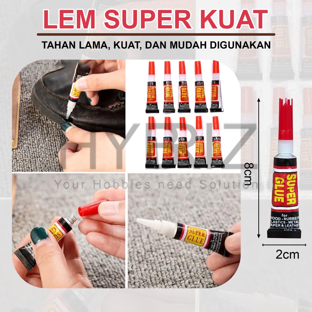 

Lem Super Cair Lem Logam Karet Kayu Kulit