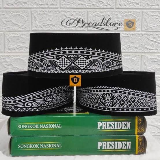 peci songkok dewasa motif datar peci motif list songkok hitam