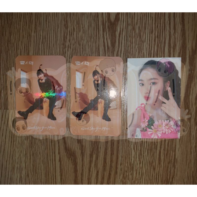 [BACA DESKRIPSI] Photocard official jiho ryujin oh my girl indomilk
