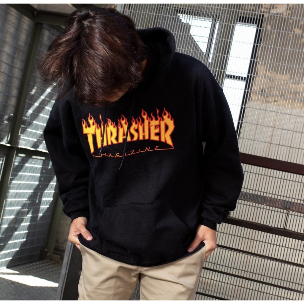 JAKET SWEATER HODDIE THRASHER / JAKET PRIA / HODDIE PRIA / JAKET KEREN / FUULTAG &amp; FULL SABLON