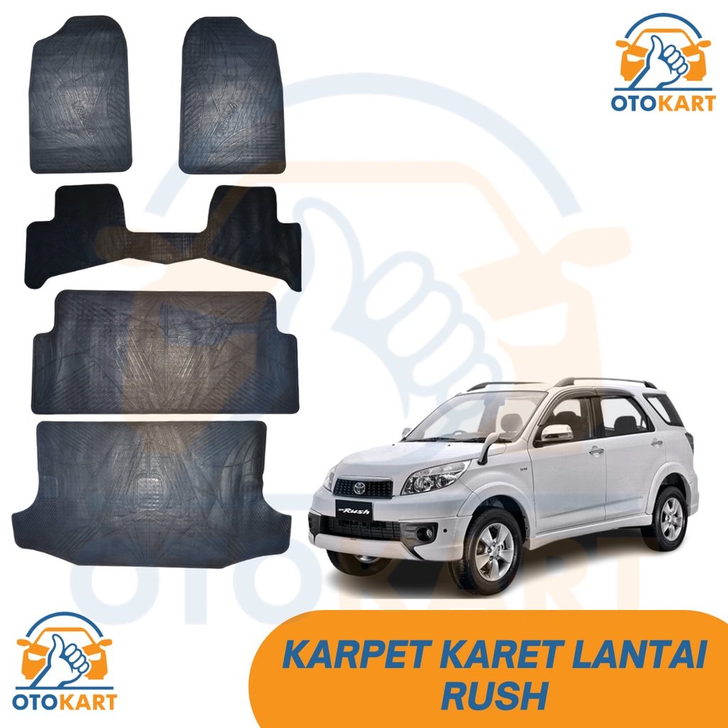 KARPET LANTAI KARET RUSH TERIOS / KARPET KARET MOBIL RUSH TERIOS / KARPET RUSH TERIOS