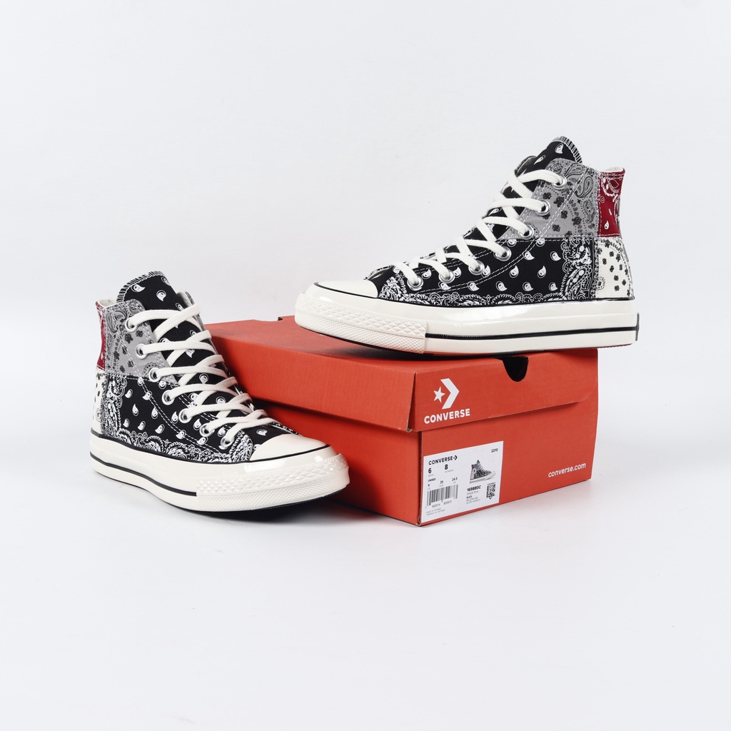 (SLPRDS) Sepatu Sneakers   Chuck Taylor 70s Hi x Offspring Grey Paisley -   70s