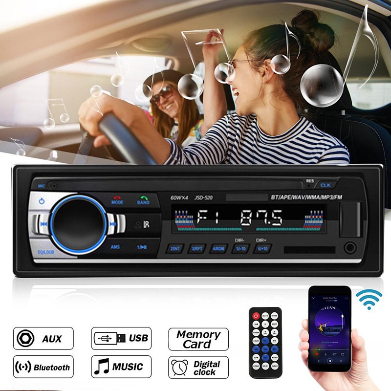 Mukava Tape Audio Mobil Bluetooth Version Multifungsi Bluetooth USB MP3 FM Radio JSD- VC10