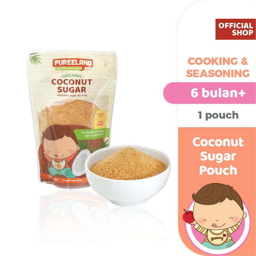 

Pureeland Organic Coconut Sugar / Gula Kelapa Organik /Mendukung Berat Badan Bayi /Bumbu Masak MPASI