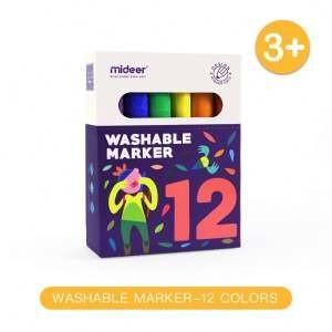 

Mideer Washable Marker Isi 12 Mainan Edukais Anak