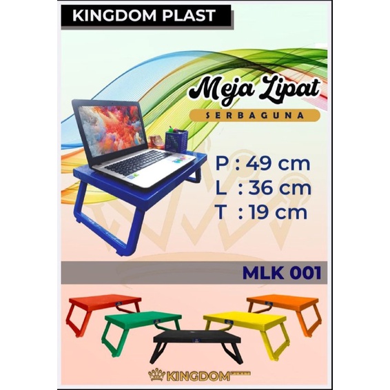 [TM5] Meja Lipat Laptop Tulis Portable Plastik Meja Anak Serbaguna Warna Meja Murah Plastik Meja Pla