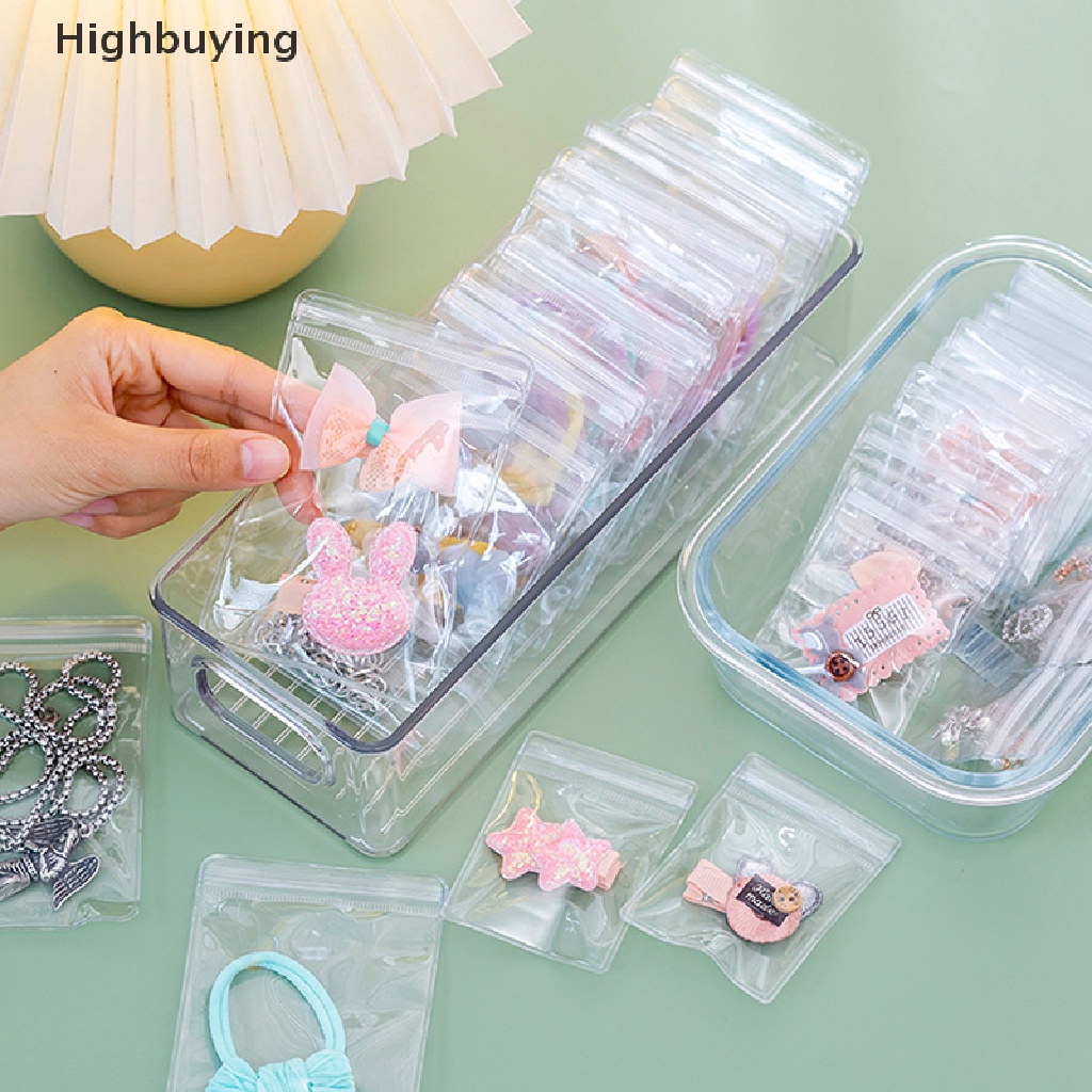 Hbid Tempat Perhiasan Kalung Cincin Laci Kotak Penyimpanan Desktop Organizer Zip Lock Bag Glory