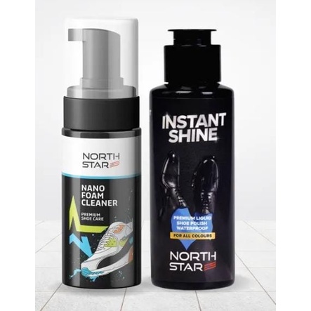 North star Instant Shine Premium Liquid 100% Original semir perawatan sepatu peria wanita