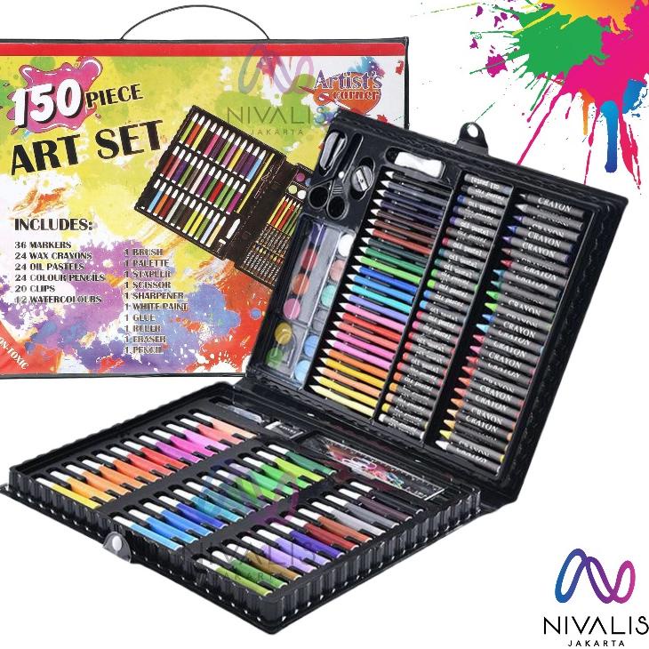 

Super Bahan NIVALIS JAKARTA ART SET CRAYON FULL SET 150PCS PERALATAN GAMBAR LUKIS PENSIL WARNA 1 SET COLOURING PENSIL