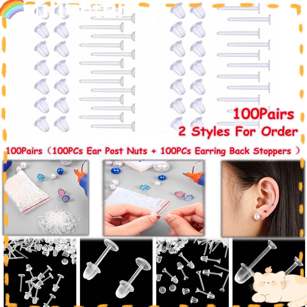 Solighter Earring Back Stoppers DIY Temuan Baru Fashion Plug Earring