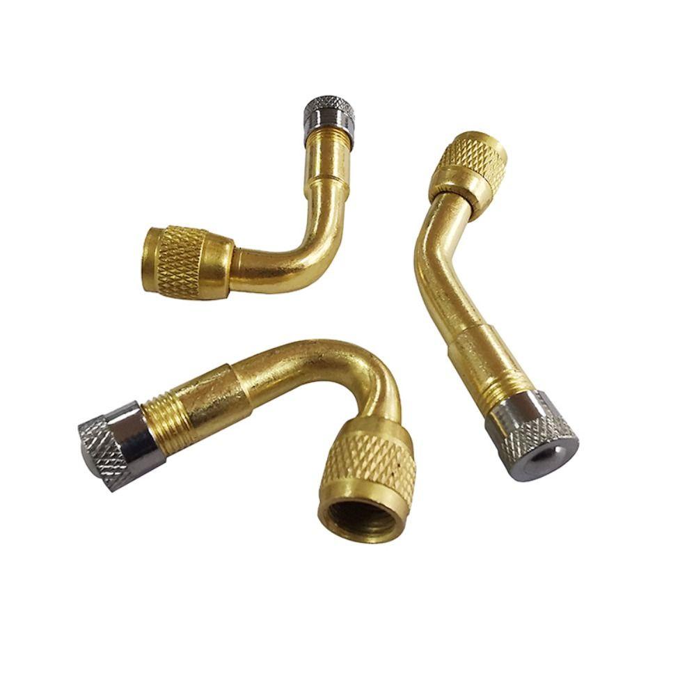 Lanfy Tabung Ekstensi Tiup Ban Sepeda Motor Sepeda Quick Connector Clip Type Nozzle45°/90°/135° Kepala Pompa Angin Konversi Cepat Drat Nozzle Valve Core Nozzle