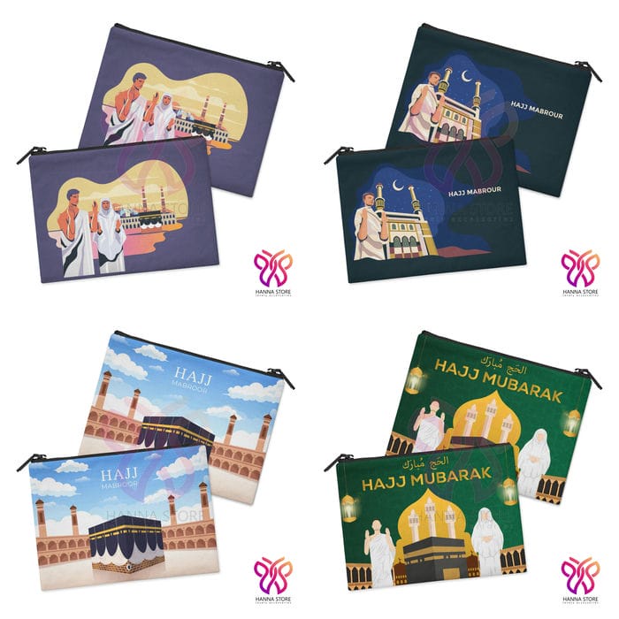 Pouch Dompet Souvenir Haji Umroh Arab Mekah Madinah Ka'bah 4