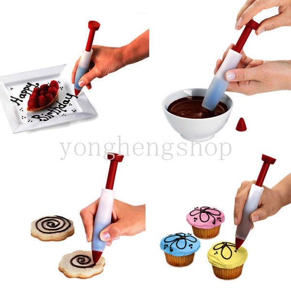 Pen Syringe Bahan Silikon Untuk Dekorasi Kue