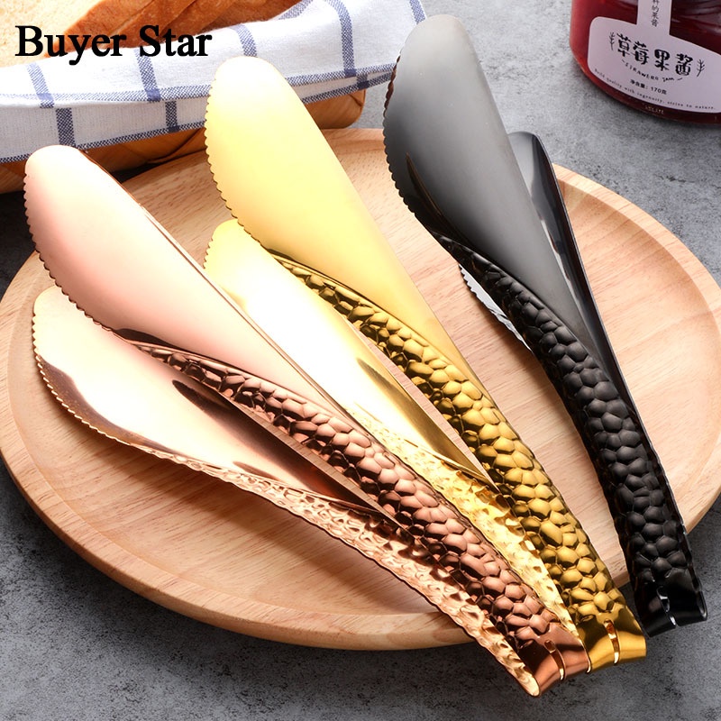 Stainless Steel Food Clip / Capitan Makanan dan Kue Emas capitan Gold