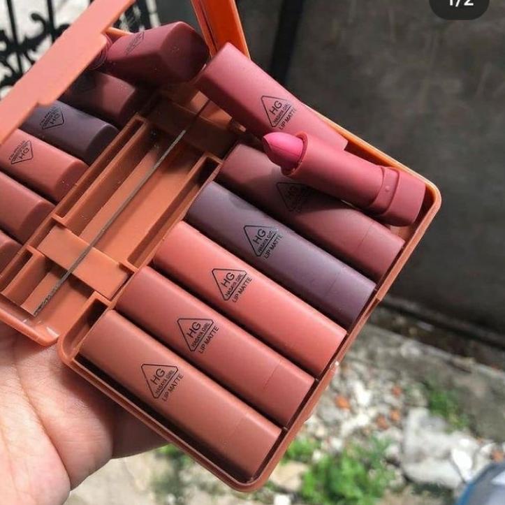 Termurah dan terbaik [PER 6PCS] HASAYA GIRL NUDE MINI LIP MATTE serbuuu 