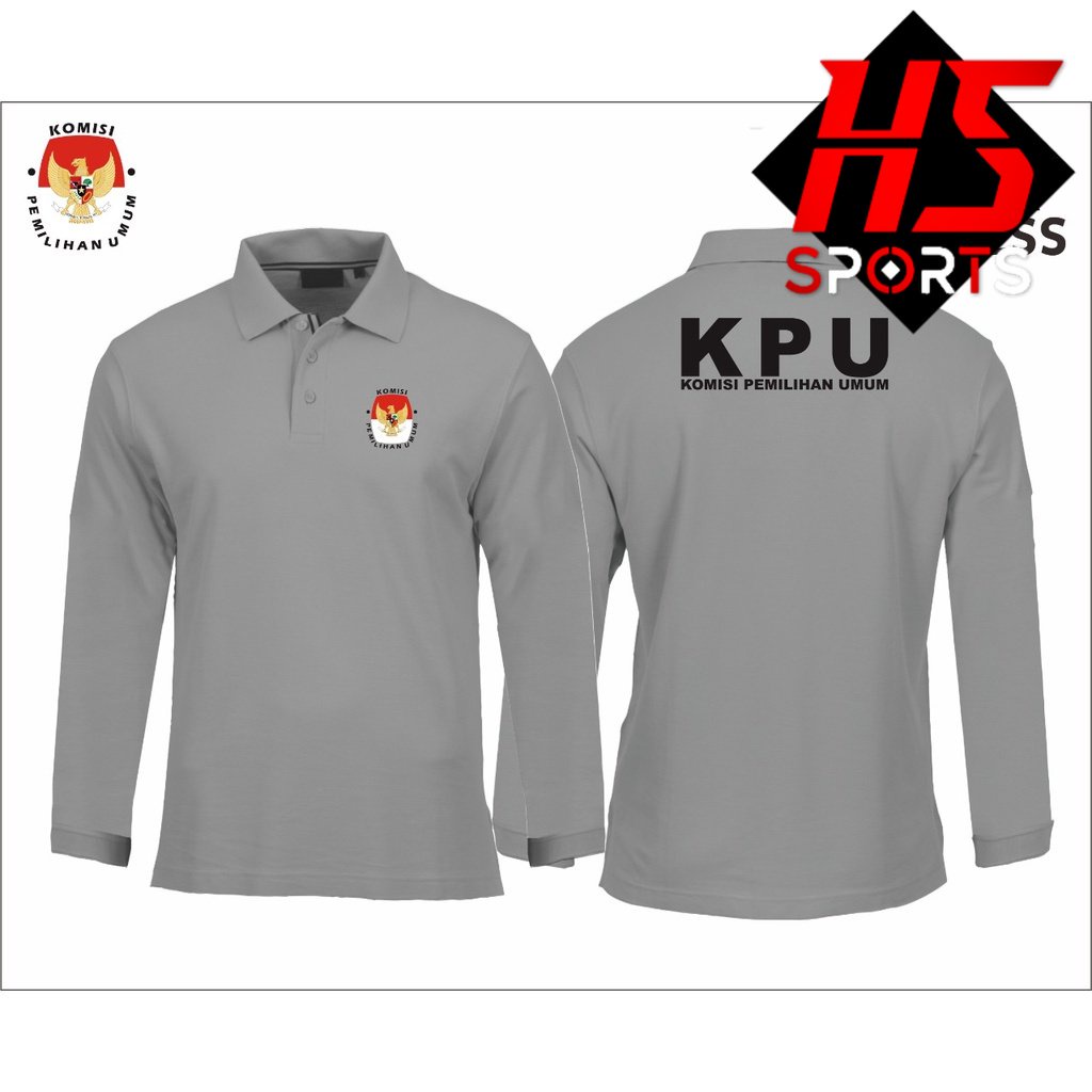 POLO KPU - BAJU KPU LENGAN PANJANG - BAJU KERAH KPU - KOMISI PENGAWAS UMUM