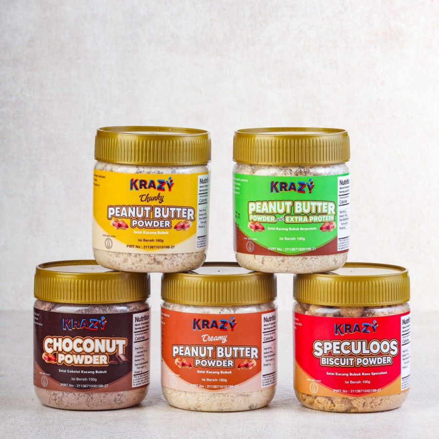 

Krazy Paket Hemat Selai Kacang Diet 5 pcs