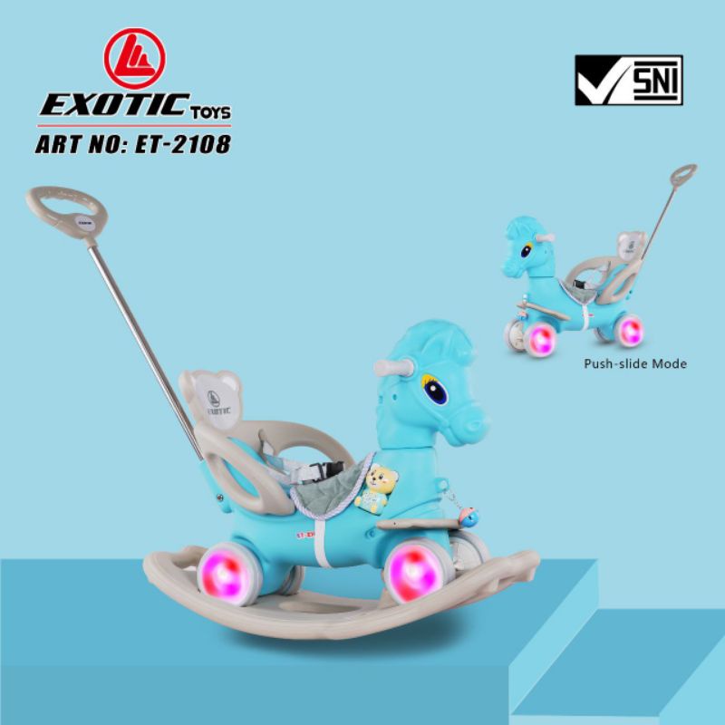 Mainan anak kuda - kudaan Exotic ET-2108/ET-2110 Model Kuda/MOLION M1005/M1001/M1006
