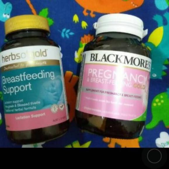 PAKET ASI booster herbs of gold HOG dan blackmores BM ,.