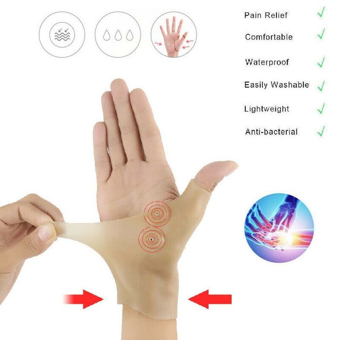 (COD) Magnetic Therapy Tangan Gloves - Hand Support - Alat Pijat Tangan - Sarung tangan Terapi Therapy NEW