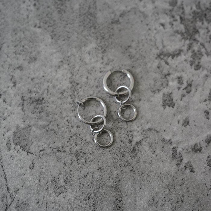 Double Circle Earrings / Anting unisex