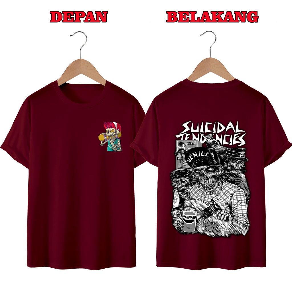 KAOS DISTRO UNISEX PRIA DAN WANITA TERBARU, KAOS JUMBO ZOMBIE