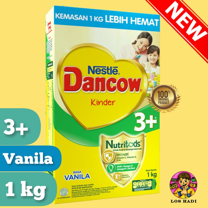 

[ COD ] Susu DANCOW 3+ plus vanila 1 kg 1000 gram Nutritods