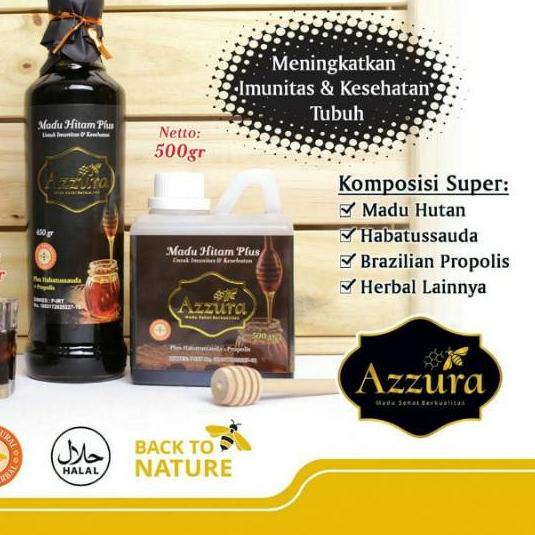 

☻ Azzura - Hitam Pahit Plus Propolis Habatussauda ♣