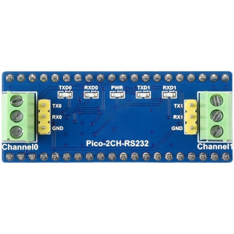 Btsg Waveshare UART to RS232 Modul RS232 2channel Untuk Raspberry Pi Pico SP3232EEN Transceiver