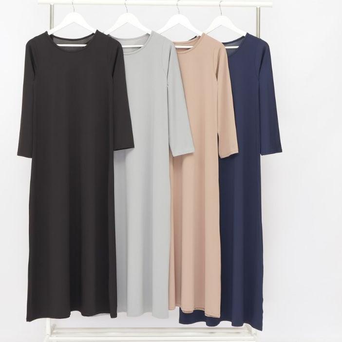 ♥ DRESS INNER LENGAN PANJANG / INNER GAMIS LENGAN PANJANG [COD] ֍