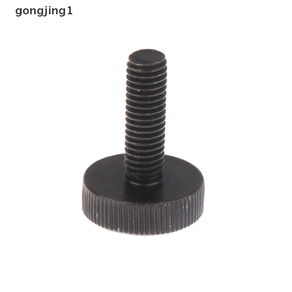 Ggg 10Pcs GB835 Hitam Baja Karbon Kepala Datar Thumb Screw Tangan Mengencangkan Sekrup Komputer Sekrup M3-M8 ID