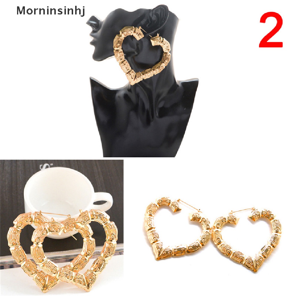 Mornin Anting Bambu Besar Anting Hip-Hop Ladies Hoop/Hoops Ear Circle id