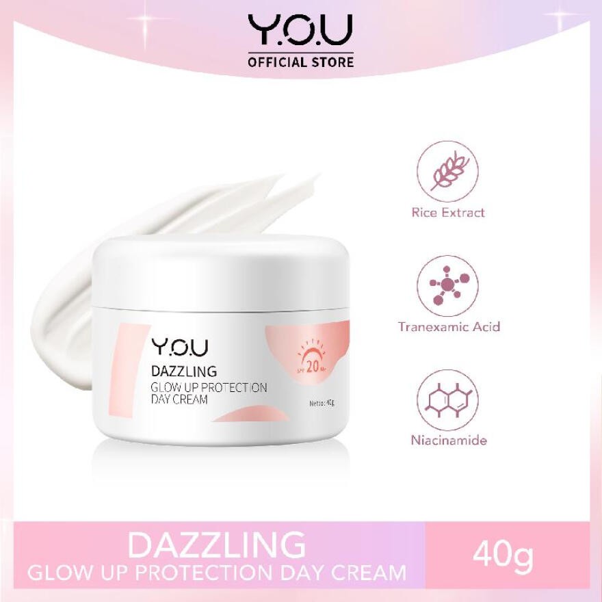 ✿ELYSABETHME✿ Y.O.U dazzling series instan bright skincare wajah skin care memperbaiki skin barrier