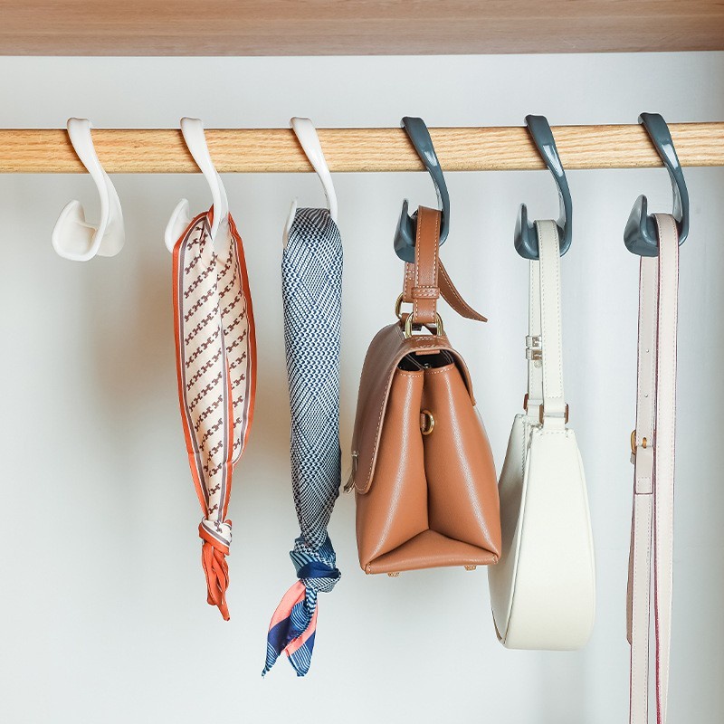 Gantungan Tas Dasi Handbag Syal Topi Jilbab Serbaguna Lemari Hanger Hook HB7