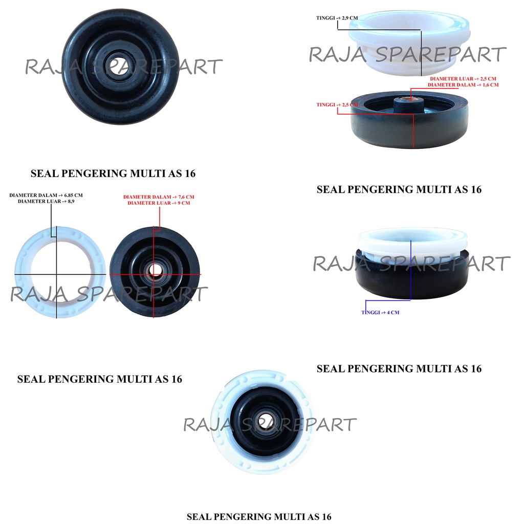 Seal Pengering Mesin Cuci 2 Tabung Multi