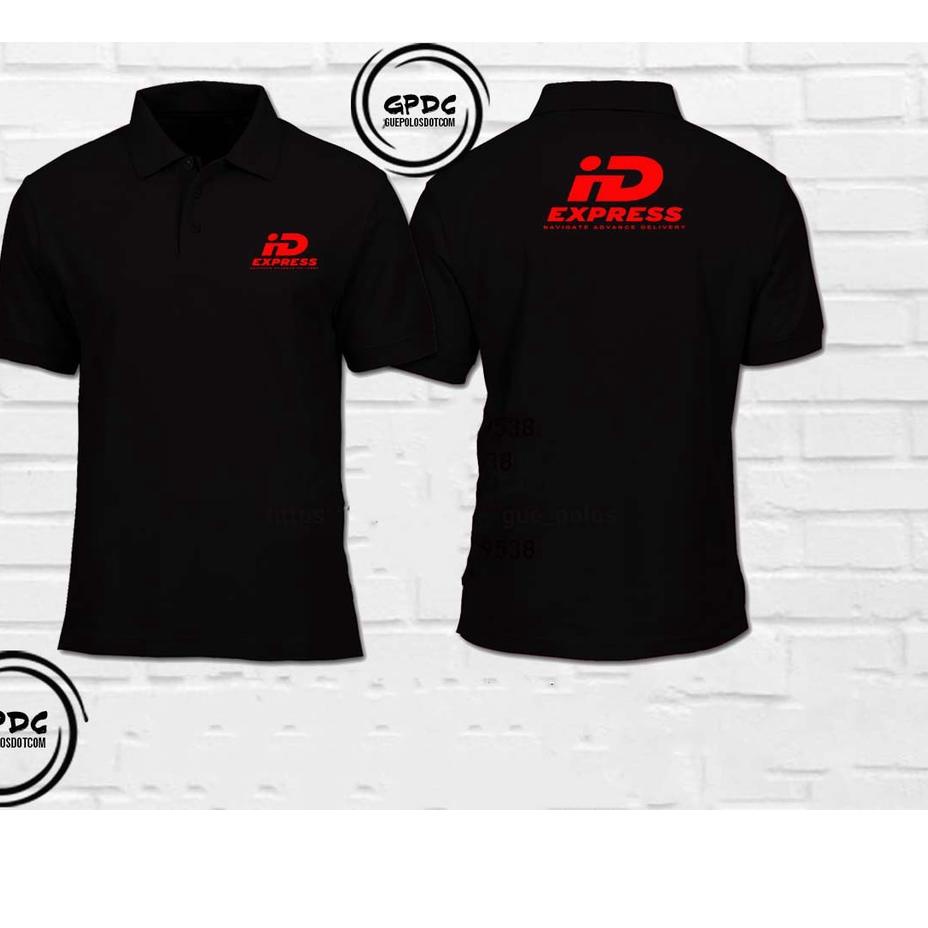❄ Poloshirt ID Express Eks Pengiriman - Polo Kurir ID Express - Kaos ID Express - Kaos Kerah ➳
