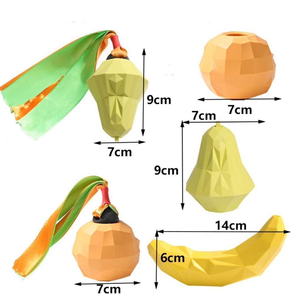 [Elegan] Mainan Kunyah Peliharaan Membersihkan Gigi Tahan Lama Perlengkapan Hewan Peliharaan Mencicit Bermain Dalam Ruangan Untuk Anjing Kecil Anjing Mainan Puzzle