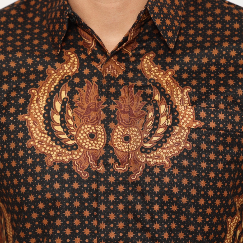 Kemeja Batik Prakasa Motif Haridra Slimfit Lengan Panjang Batik Solo