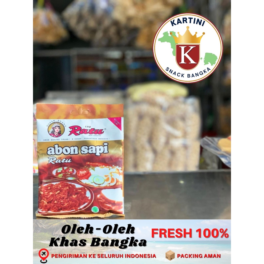 

Abon Sapi Cap Ratu 100gr