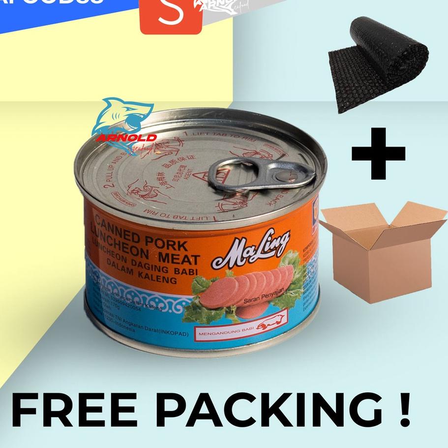 

♘ Maling Canned Pork Daging Babi Maling Luncheon Meat 397g TTS Brand / Maling TTS 397g ☏