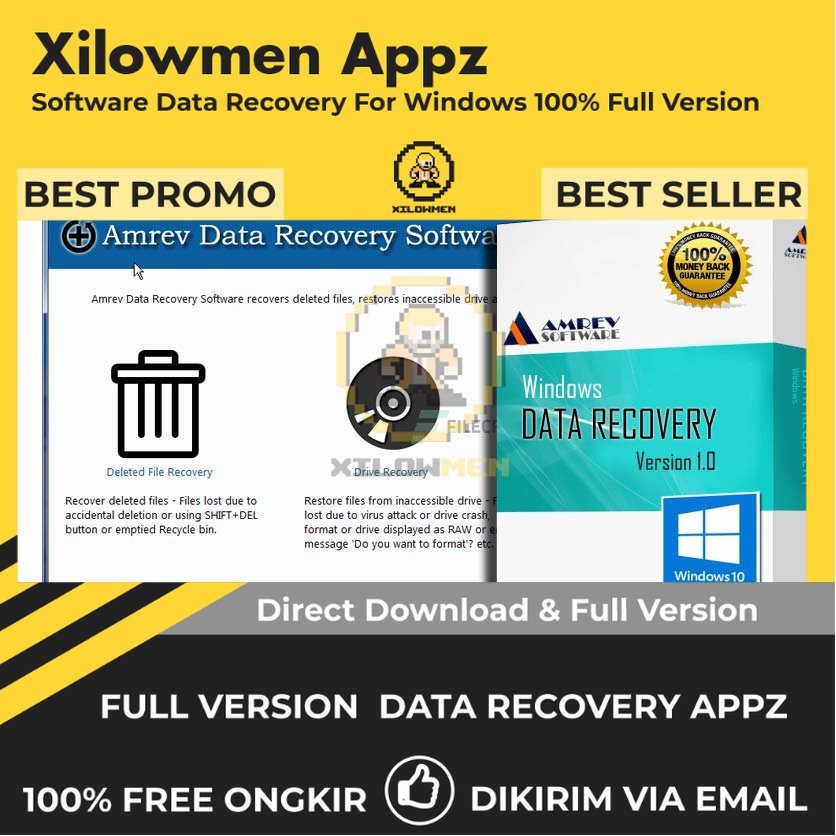 [Full Version] Amrev Data Recovery Pro Lifetime Data Recovery WIN OS