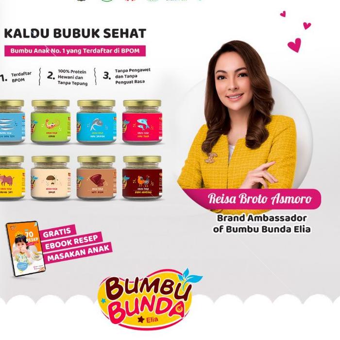 

➸ Bumbu Bunda by Elia Kaldu Non MSG Non Gula Garam / Kaldu Mpasi Anti GTM ♦