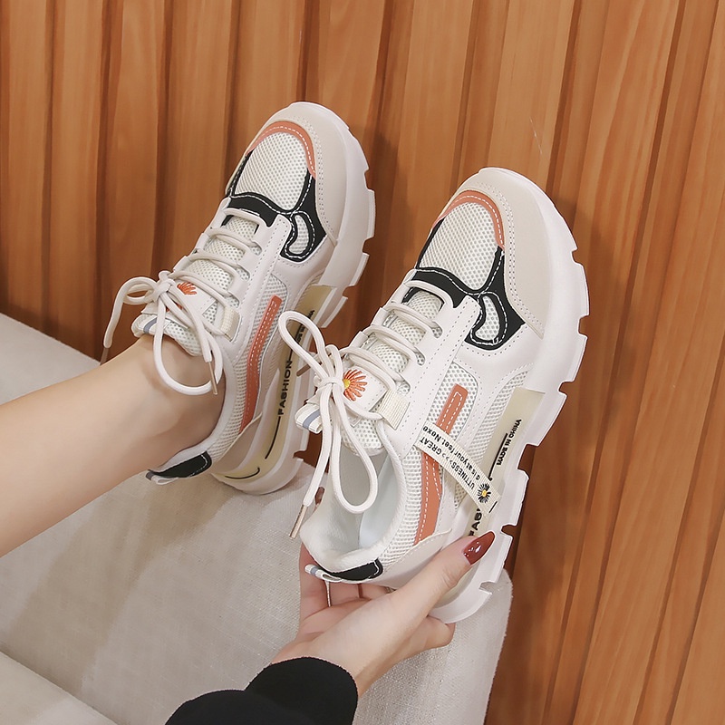 Sneakers Perempuan Korea Style Sepatu Olahraga Wanita import Sneaker Lari Cewek Cantik Murah SP-162