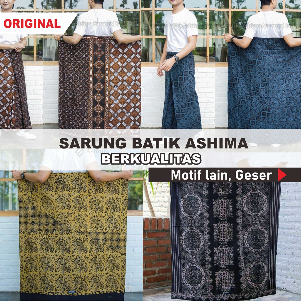 Jual Sarung Batik Ashima Sarung Batik Pekalongan Cap Shopee Indonesia