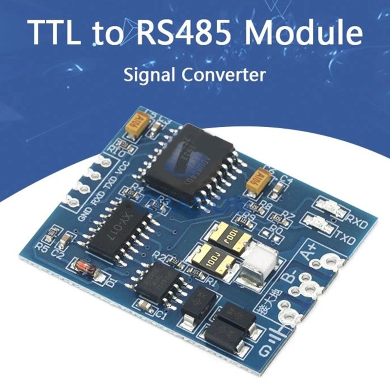Modul Adaptor btsg TTL Ke RS485 485 Ke TTL 3.3V 5.0V Signals Serial Port Converter Dengan Lampu Indikator Gra Industrial