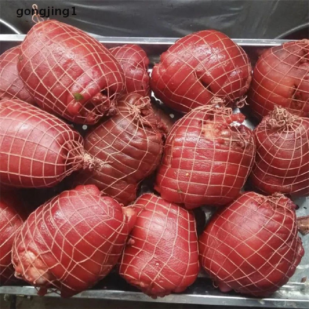 Ggg 3meter Jaring Daging Katun Jaring Sosis Ham Butcher's String Sausage Net Roll ID