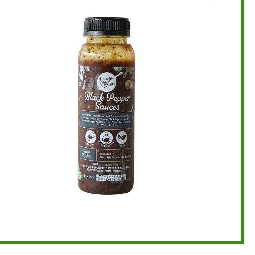 

✦ Black Pepper Sauces 250ml (Saus Lada Hitam NO MSG) ☼