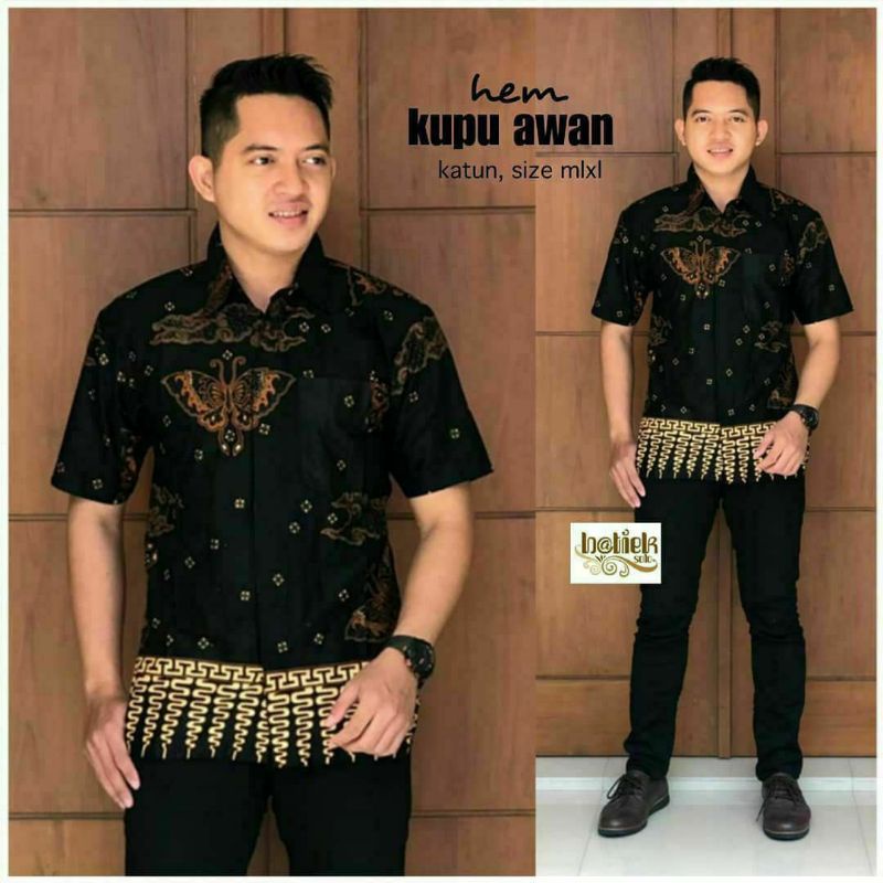 HEM BATIK DEWASA/BATIK DEWASA LENGAN PENDEK/BATIK KATUN M L XL XXL