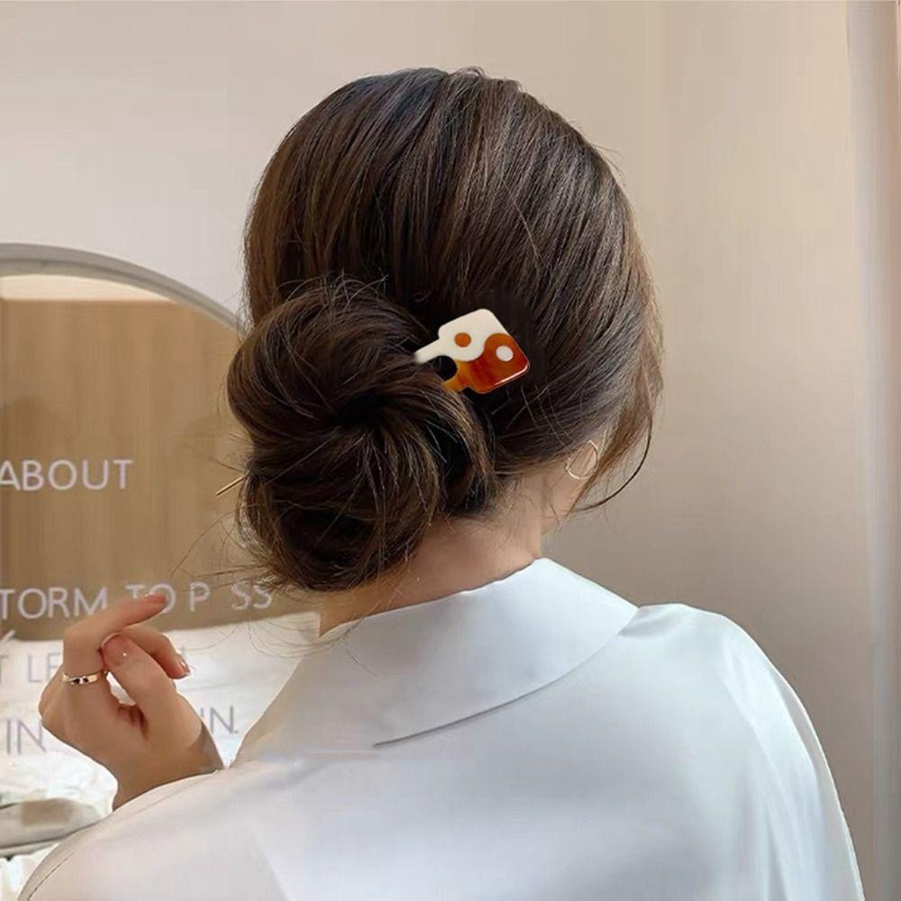 NEEDWAY Needway Gaya Kuno Jepit Rambut Wanita Retro Delapan Diagram Oriental Aesthetics Cheongsam Bulang Gadis Aksesoris Rambut Gaya Cina Hiasan Kepala